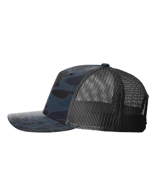 Printed Five-Panel Trucker Cap