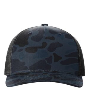 112223_f_fm Printed Five-Panel Trucker Cap