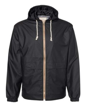 Unisex Vintage Hooded Rain Jacket